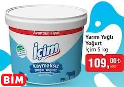 İÇİM  YARIM YAĞLI YOĞURT